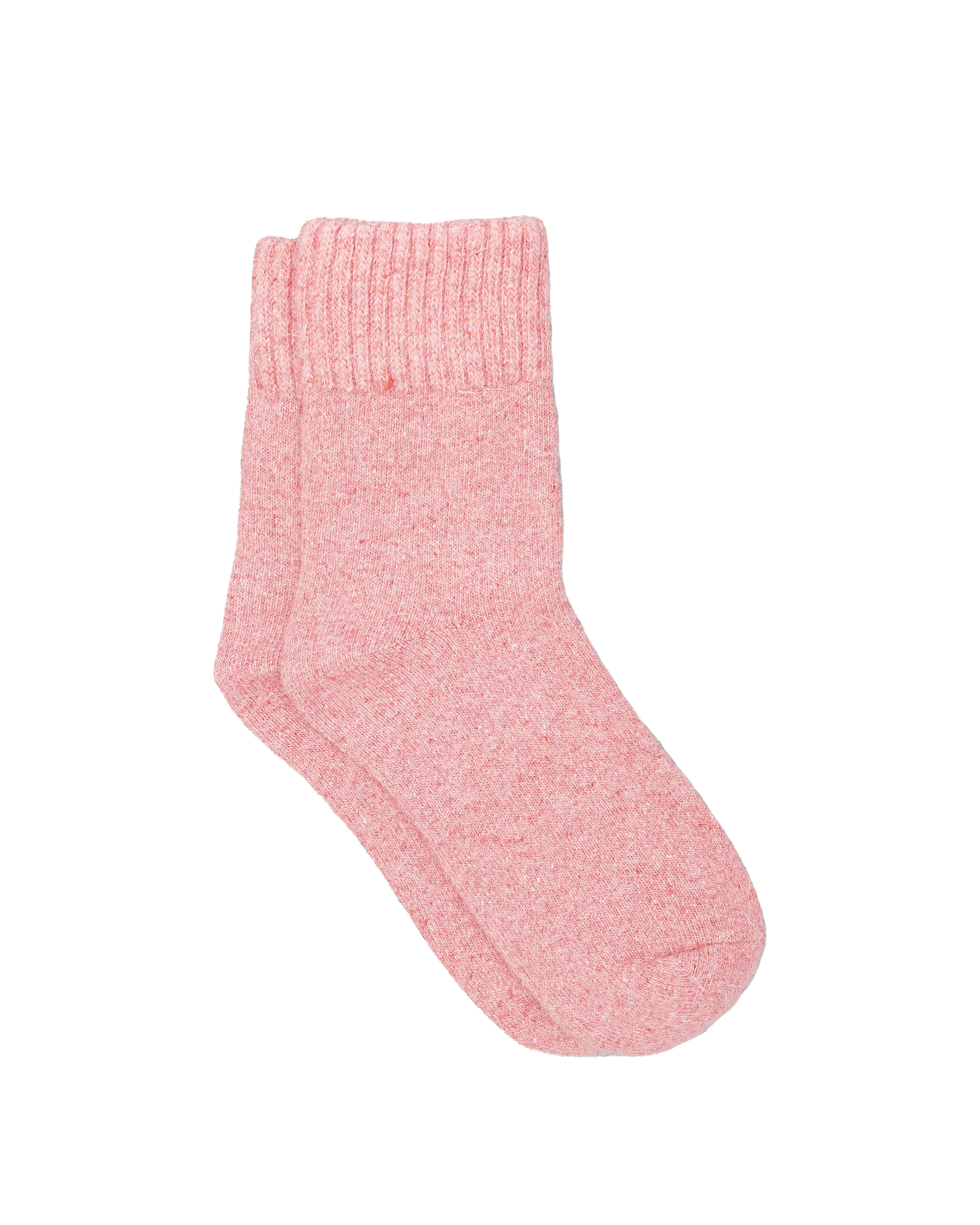 Bas avec laine  - Rose pale - #91B-48