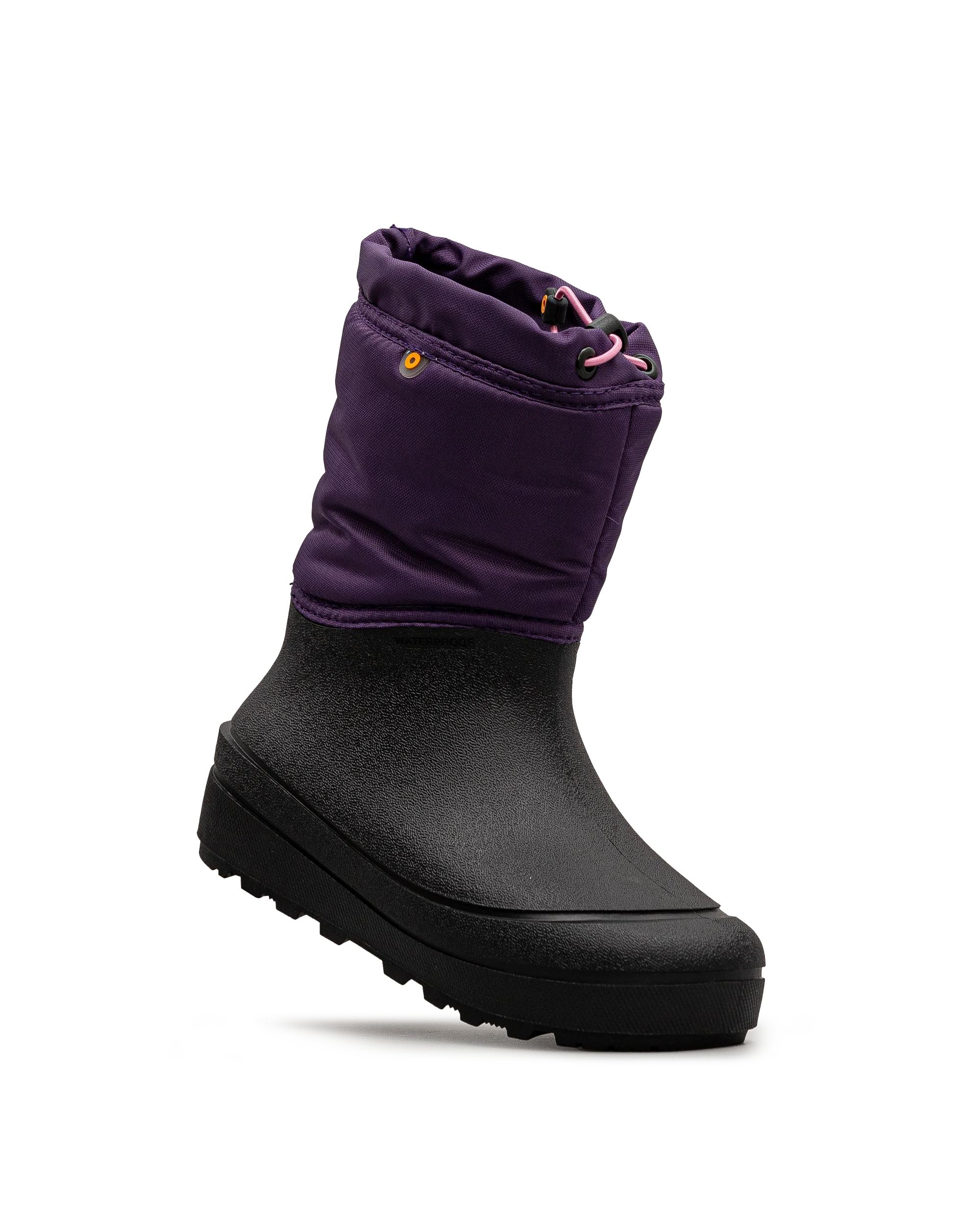 Snow shell jr - Noir&mauve - #41N-207