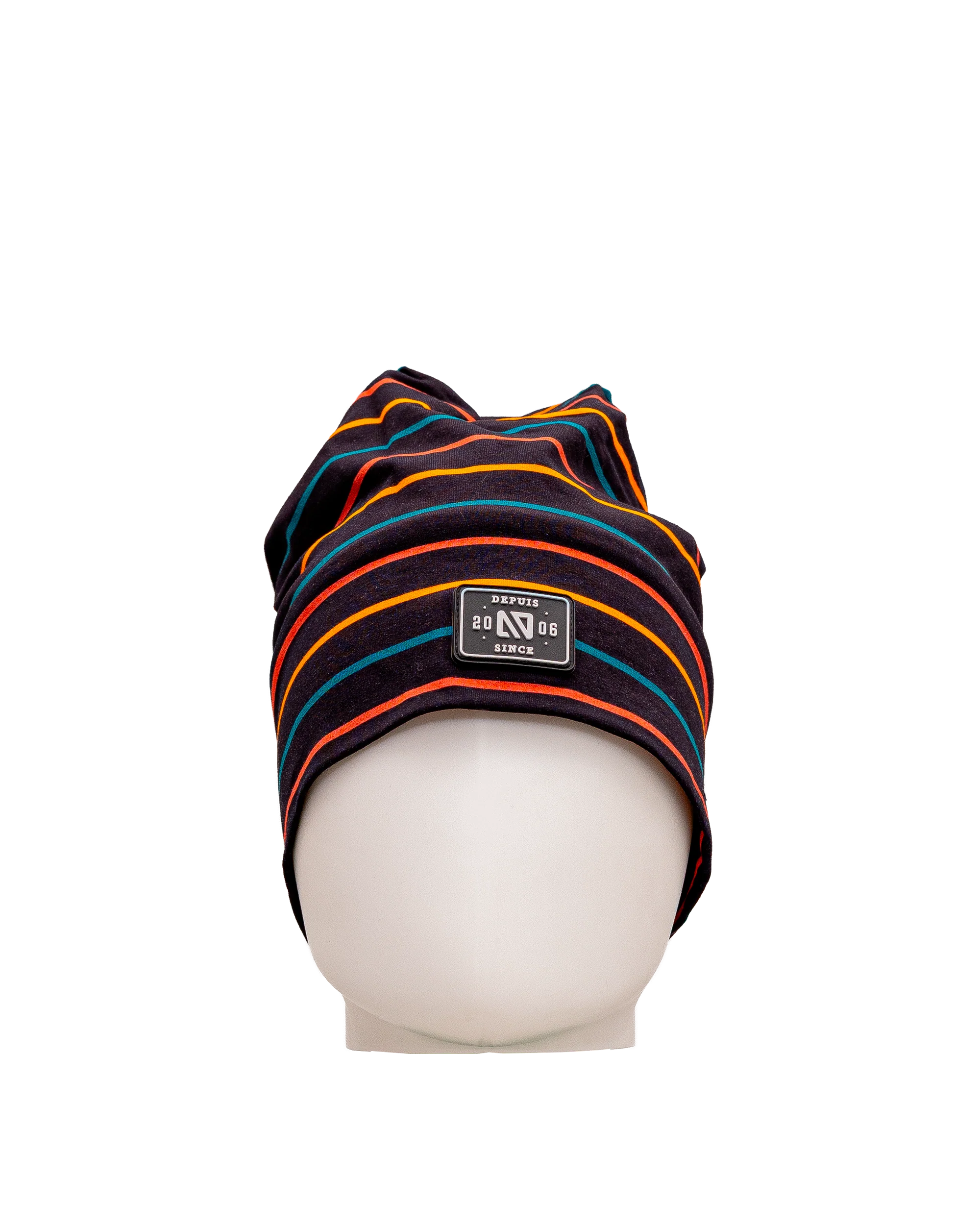 Tuque jersey 5 14y  - Noir multi - #97D-207 - Image 2