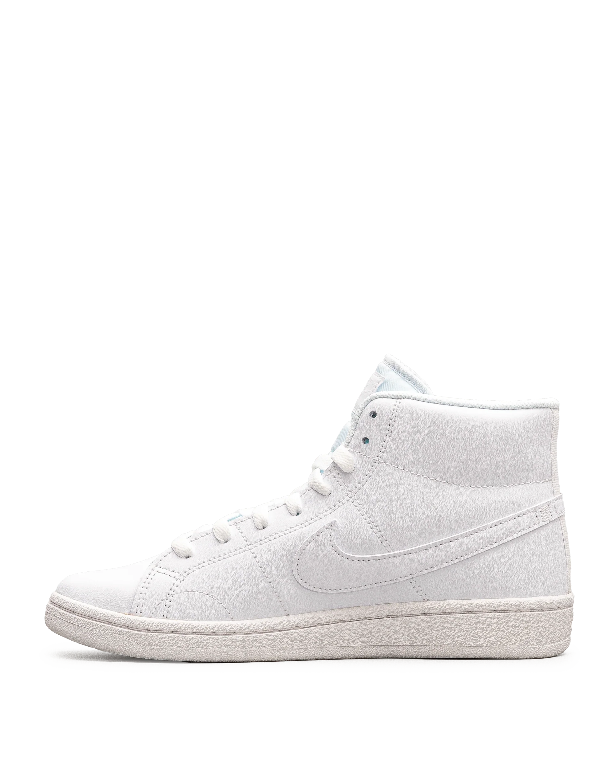 Court royale 2 mid  - Blanc uni - #15Y-13 - Image 3