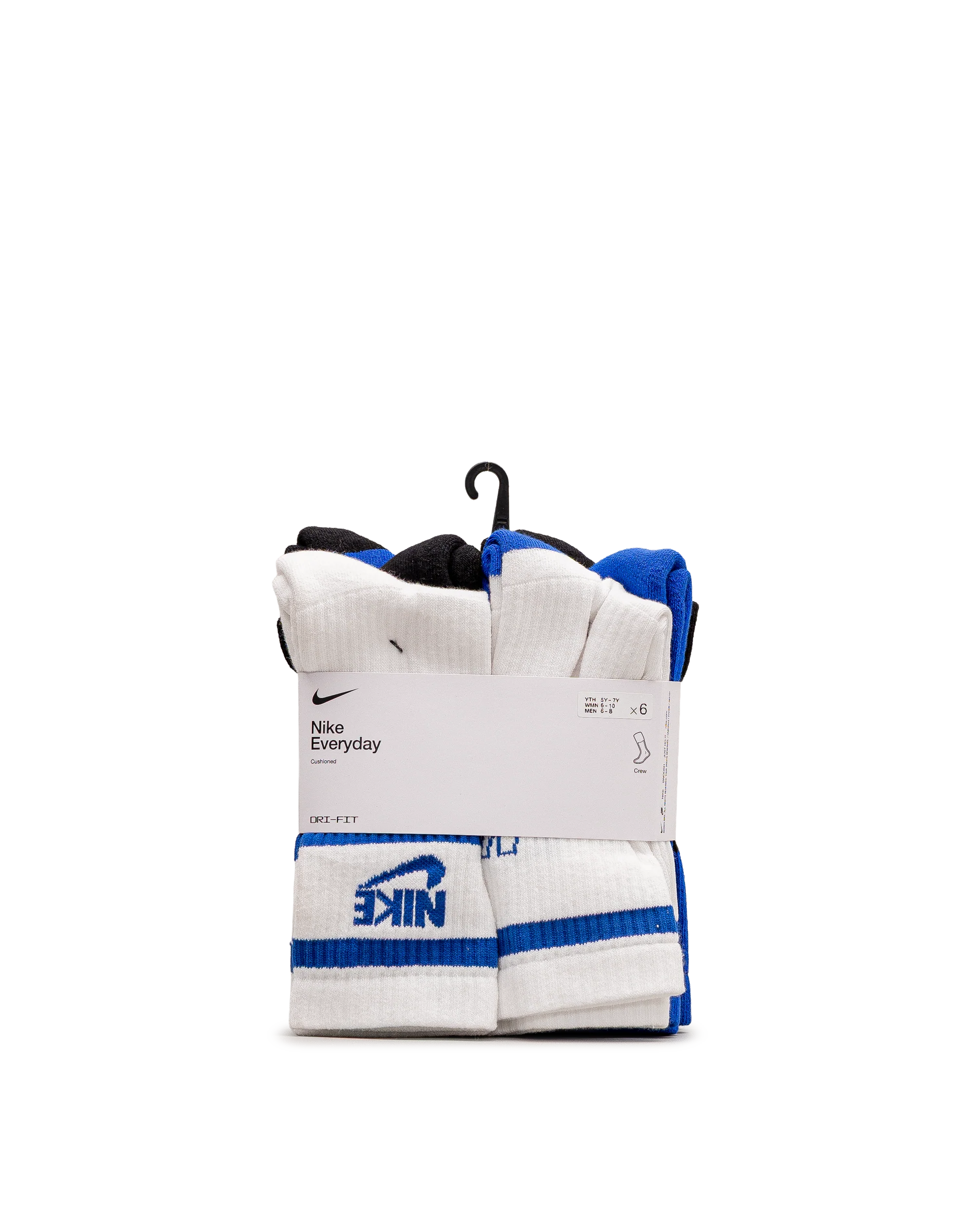 Kids cushioned crew 6pk - Bleu - #97B-256