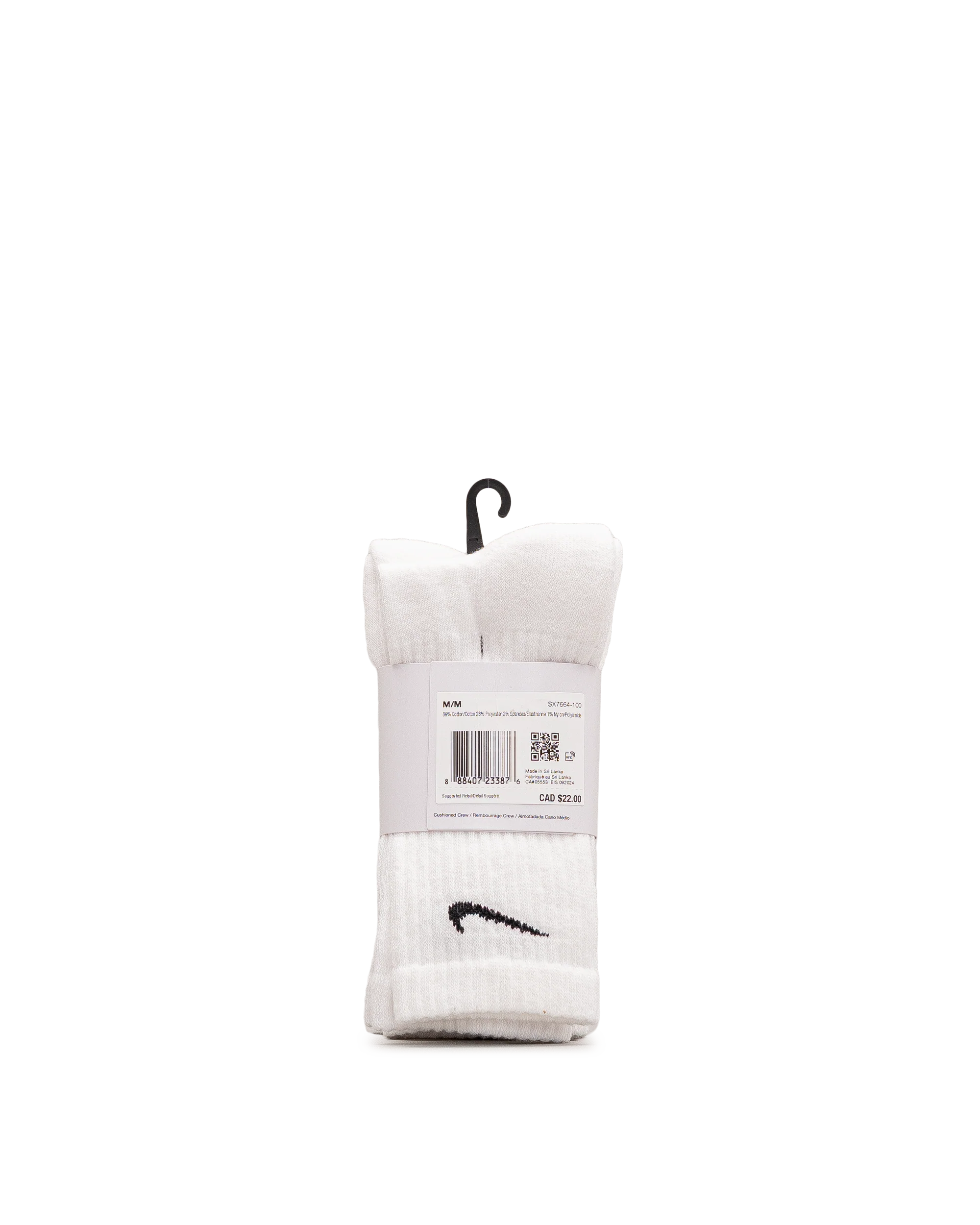 Training crew socks 3pk - Blanc - #98B-09 - Image 3