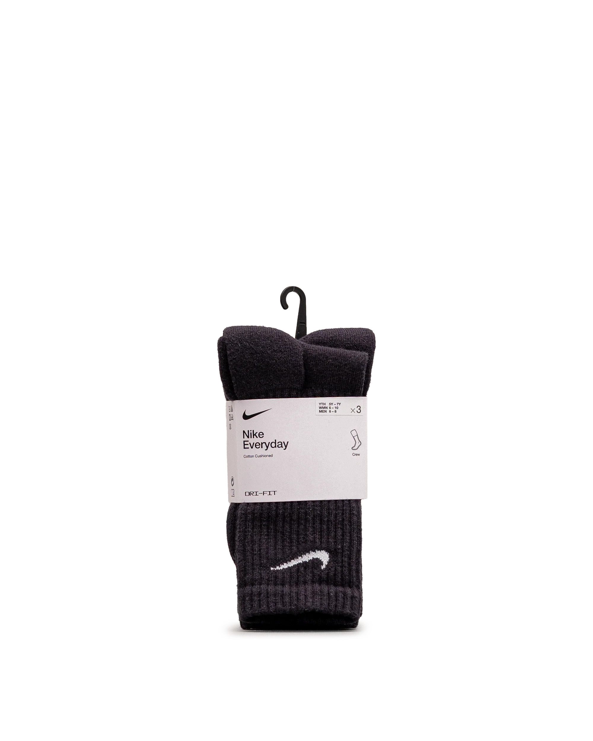 Training crew socks 3pk - Noir - #98B-09