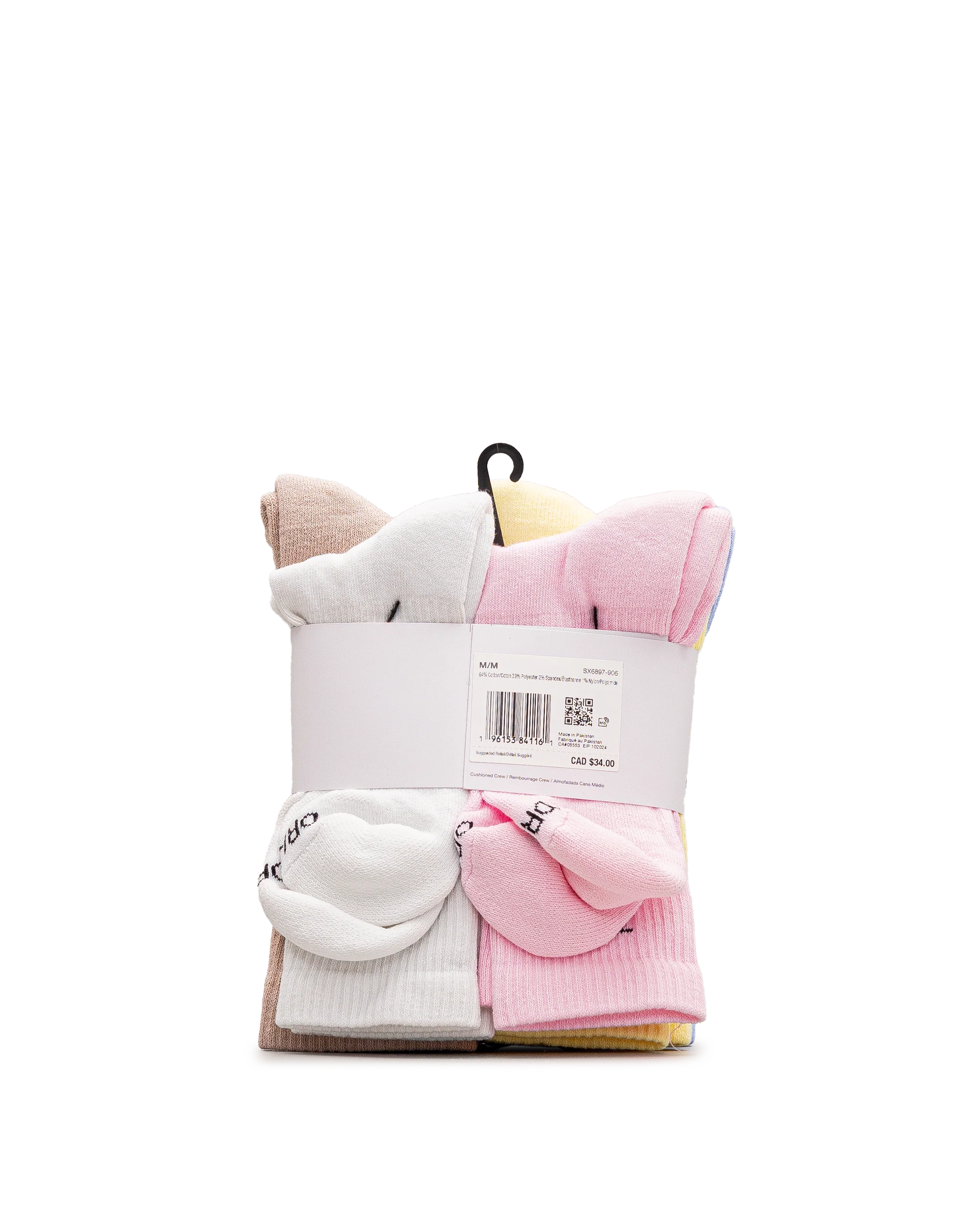 Unisex training socks 6pk - Rose pale - #98B-15 - Image 3