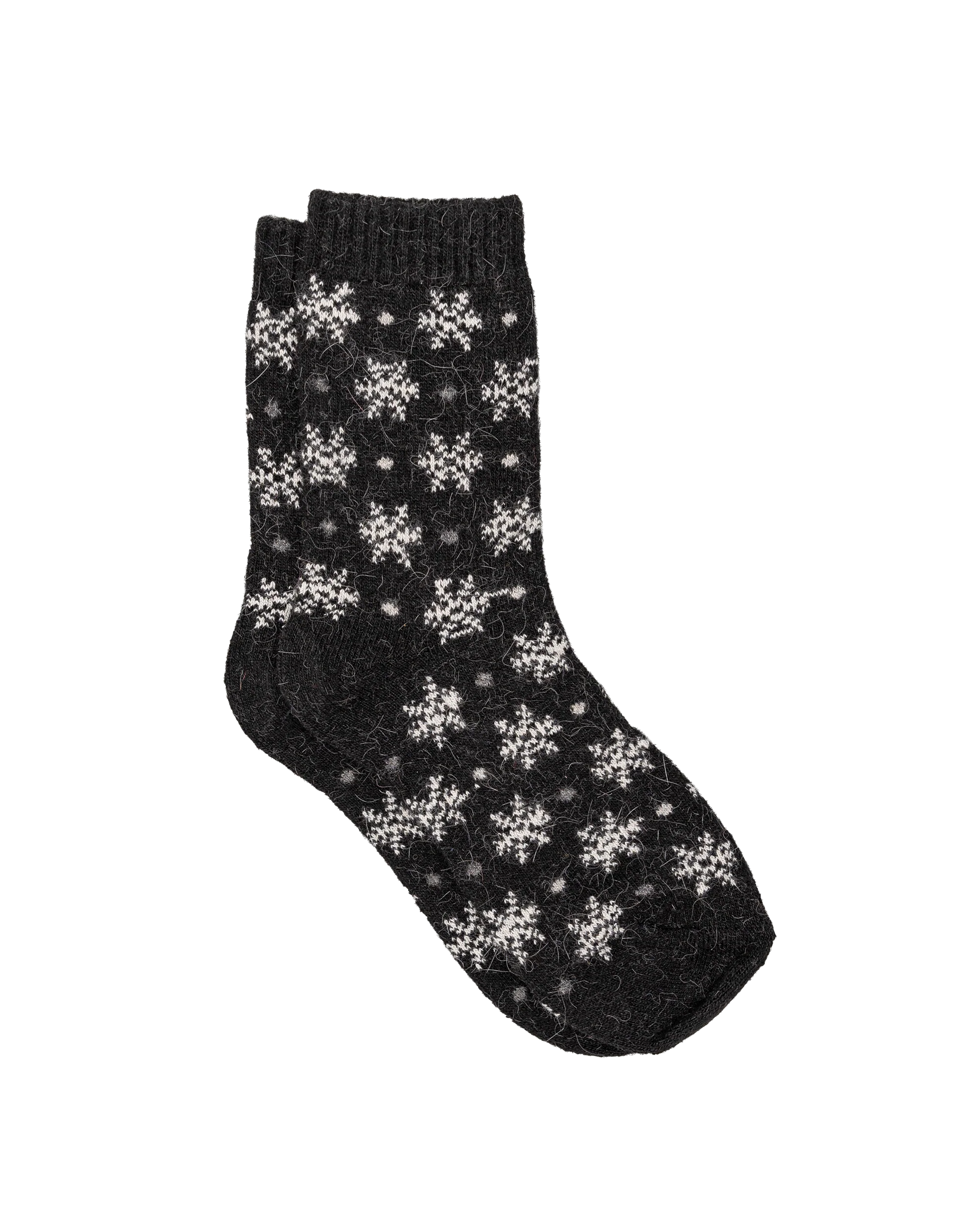 Bas femme 30% laine - Noir - #91B-18
