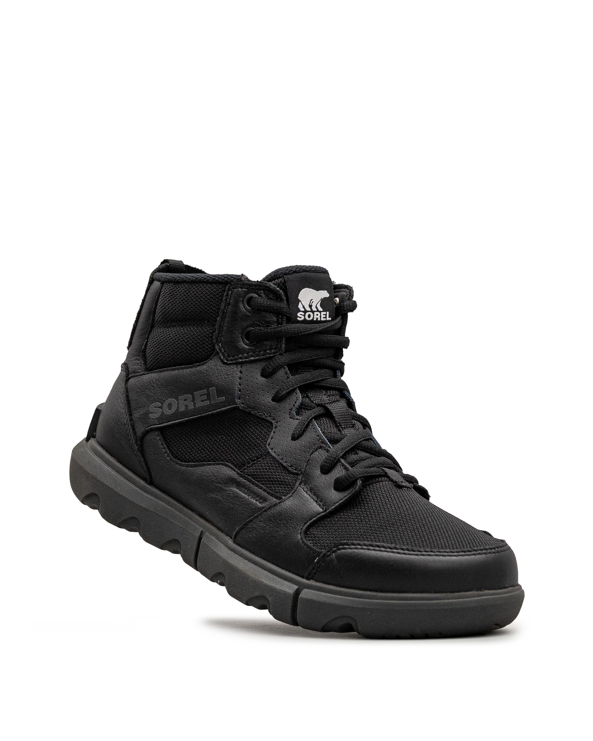 Explorer sneaker mid wp - Noir uni - #21Y-43